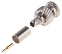 j01002a0016 Telegartner, Plug Cable Mount BNC Connector, 75Ω, Crimp Termination, Straight Body
