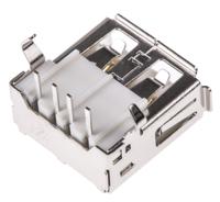 61400416021 Wurth Elektronik Right Angle, Socket Type A USB Connector