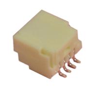 sm04b-nshss-tblfsn JST NSH Series Right Angle Surface PCB Header, 4 Contact(s), 1 mm Pitch, 1 Row, Shrouded