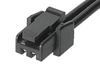 45111-0202 Molex 2 Way Female Micro-Lock Plus to 2 Way Female Micro-Lock Plus Wire to Board Cable, 150mm