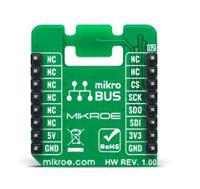 mikroe-4879 MikroElektronika Thermo 21 Click Temperature Sensor Add On Board for ADT7301 MikroBus