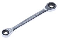 648x9 Facom 64 Series Ratchet Ring Spanner, 8mm, Metric, Double Ended, 128 mm Overall