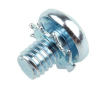 278-685 RS PRO M4 x 6mm Zinc Plated Steel Pan Head Sems Screw, External Tooth Washer