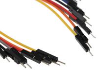 mikroe-513 MIKROE-513, 150mm Insulated Breadboard Jumper Wire in Black, Blue, Brown, Green, Grey, Orange, Purple, Red, White,