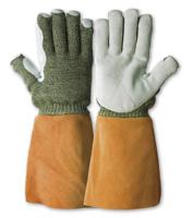 094610191x Honeywell Safety KarboTECT LL Red, Yellow Para Aramid Para Aramid Work Gloves, Size 10