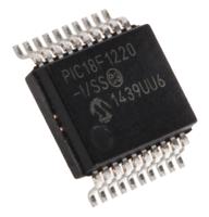 pic18f1220-iss Microchip PIC18F1220-I/SS, 8 bit PIC, PIC18F1220 Microcontroller, 40 MHz, 4kB FLASH, 20-Pin SSOP
