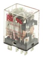 450-0403 RS PRO Plug In Power Relay, 240V ac Coil, 10A Switching Current, DPDT