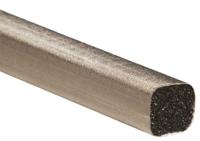 dqu127x127ni-n5v0-1000 DQU12,7x12,7NI-N5V0-1000, Shielding Strip of Nickel Copper Alloy, PUR With Tape 1m x 12.7mm x 12.7mm