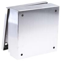 842-8314 RS PRO Unpainted Stainless Steel Terminal Box, IP66, 200 x 200 x 80mm