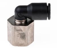 3192-08-17 Legris LF3000 Series Elbow Threaded Adaptor, G 3/8 Female to Push In 8 mm, Threaded-to-Tube Connection Style