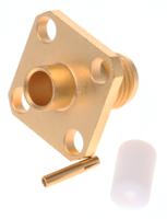 r125255000w Radiall, Jack Flange Mount SMA Connector, 50Ω, Crimp Termination, Straight Body