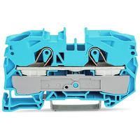 2016-1204 WAGO  TOPJOB S Series Blue, 16mm², 1-Level, Push-In Cage Clamp Termination, ATEX, EAC Ex, IECEx