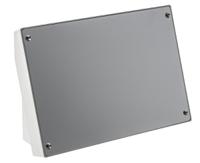 b4026117b4126106 OKW DATEC Series Grey, White ABS Desktop Enclosure, Sloped Front, 264 x 180 x 86mm