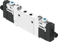 vuvg-lk10-t32c-at-m5-1r8l-s Festo 3/2 Solenoid Valve - Solenoid/Spring Metric M5 VUVG Series 24V dc, 8042542