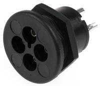 sa2368 Bulgin Power Connector Panel Mount, Solder Termination, 3A, 250 V ac