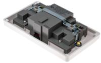 k6231-whi MK Electric Logic Plus 13A, BS Fixing, Active, 2 Gang RCD Socket, Flush Mount , Switched, IP2XD, 240 V ac, White