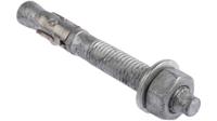 264-6416 RS PRO Steel Through Bolt M12 x 100mm, 12mm Fixing Hole