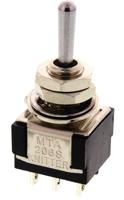 mta-206-pa KNITTER-SWITCH Toggle Switch, Panel Mount, On-On-On, DPDT, Solder Terminal