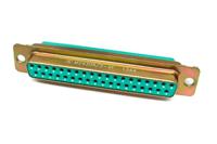 m243082-4f Amphenol India M24308 37 Way Panel Mount D-sub Connector Socket, 2.77mm Pitch, with 4-40 Screw Locks