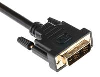 182-8559 RS PRO, Male DVI-D Single Link to Male DVI-D Single Link  Cable, 5mBlack sheathFoil shielding
