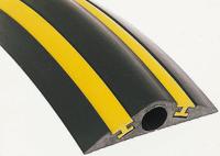 26100340 RS PRO 1.5m Black/Yellow Cable Cover in Rubber, 53mm Inside dia.