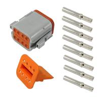 dt06-08sa-kit Deutsch, DT Automotive Connector Receptacle Grey Wire Mount 8 Way DT06-08SA-KIT