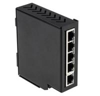 144-8675 RS PRO DIN Rail Mount Industrial Ethernet Switch, 5 RJ45 Ports, 10/100Mbit/s Transmission