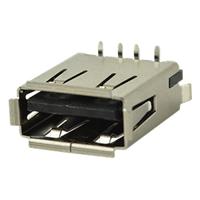 uj2-av-1-smt-tr Same Sky Horizontal, SMT Type Standard A type 2 USB Connector