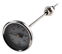 6080020180-818-847-6-104-26-26-200000 Jumo Immersion Dial Thermometer 0 → +120 °C, 608002/0180-818-847-6-104-26-26-200/000