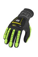 840-9 Ansell RINGERS R840 Black, Green Nylon, Spandex Nylon, Spandex Work Gloves, Size 9, Nitrile Coating