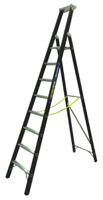 41149 Zarges Aluminium 8 steps Step Ladder, 2.12m platform height
