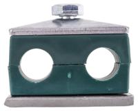 145-9763 RS PRO Double Tube Clamp for 15mm tube