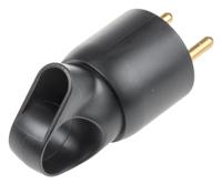 0-504-28 Legrand French Mains Connector, 16A Black, Cable Mount Polymer, 250 V