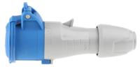 5-551-04 Legrand, P17 Tempra Pro IP44 Blue Cable Mount 2P + E Industrial Power Socket, Rated At 16A, 230 V