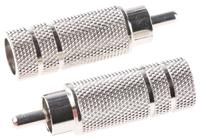411-097 RS PRO Cable Mount RCA Plug, Nickel