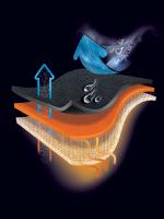 sho406 Showa 406 Orange Nylon, Polyester Work Gloves, Size 9, Latex Coating