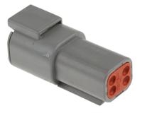 dtm04-4p Deutsch, DTM Automotive Connector Socket Grey 4 Way DTM04-4P