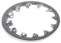 187-0658 RS PRO A2 304 Stainless Steel Internal Tooth Shakeproof Washer, M16, DIN 6797J