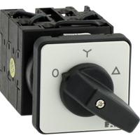 024604-t0-4-8410e Eaton, 3P 3 Position 60° Star Delta Cam Switch, 690V (Volts), 20A, Short Thumb Grip Actuator
