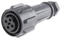 exp-091104s Bulgin Circular Connector, 4 Contacts, Cable, Standard Connector, Socket, Female, IP68, EXPlora EXP Series