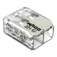 221-682 WAGO 221 Series Connector, 2-Way, 37A, 20 → 10 AWG Wire, Cage Clamp Termination