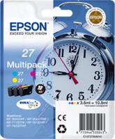 c13t27054010 Epson 27 Cyan, Magenta, Yellow Ink Cartridge