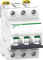 a9f94303 Schneider Electric Acti 9 A9F9 MCB, 3P, 3A Curve C, 400V AC, 180V DC, 20 kA, 15 kA Breaking Capacity