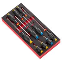 modmat5 Facom Phillips; Pozidriv Screwdriver Set, 10-Piece