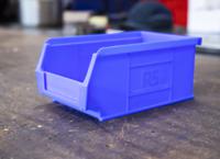 484-4028 RS PRO PP Storage Bin, 167mm x 101mm x 76mm, Blue