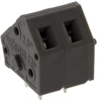 236-402 WAGO 236 Series PCB Terminal Block, 2-Contact, 5 mm, 5.08 mm Pitch, 1-Row