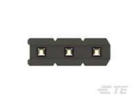 2355045-3 TE Connectivity AMPMODU Series Straight Through Hole Pin Header, 3 Contact(s), 2 mm Pitch, 1 Row, Unshrouded
