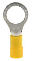 613-9457 RS PRO Insulated Ring Terminal, M10 Stud Size, 4mm² to 6mm² Wire Size, Yellow