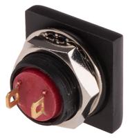 820-7580 RS PRO Push Button Switch, Momentary, PCB, 13.6mm Cutout, SPST, 30V dc, IP67