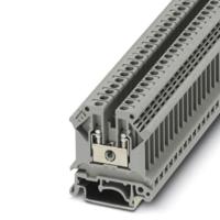 3004016 Phoenix Contact UK 5 Series Grey Feed Through Terminal Block, Single-Level, Screw Termination